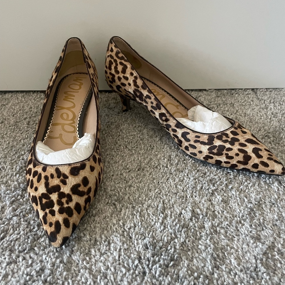 Sam Edelman Cheetah Kitten Heel